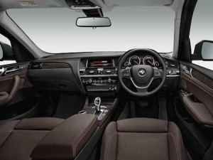 BMW X3 front interior