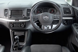 Quality look and feel to interior of VW Sharan