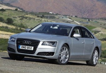 Audi A8 in action
