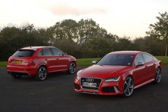 Audi RSQ3 and RS7 duo