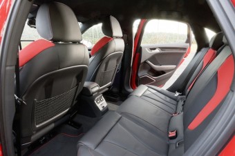 Audi S3 Saloon rear seating