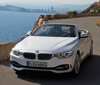 BMW 4 Series Convertible front action