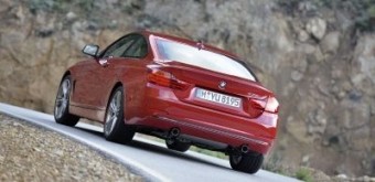 BMW 4 Series Coupe rear action