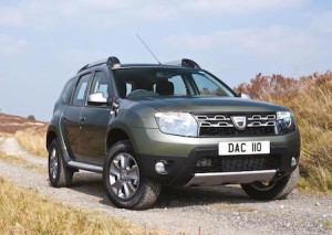 Dacia Duster front side off road