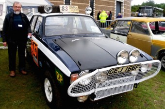 HywelThomas reunited with World Cup Hillman at Gaydon