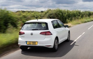 VW e Golf rear action