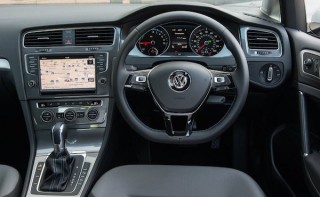 VW eGolf inside fascia