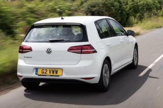 VW eGolf rear action