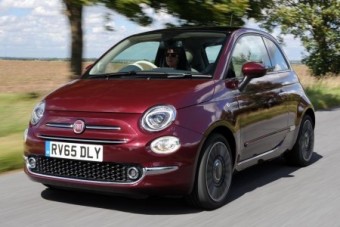 Fiat 500 new front action