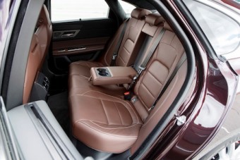 Jaguar XF R Sport rear seating