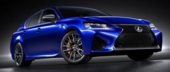 Lexus GS F USA launch shot blue