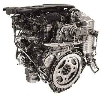 In-line twin turbos used for first time