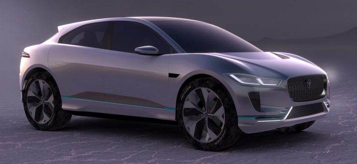Jaguar I-Pace EV suv teaser