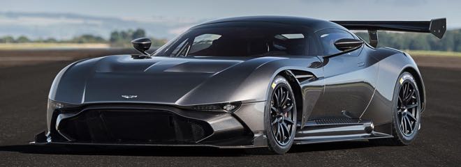 Aston Martin Vulcan turns wheels at St Athan