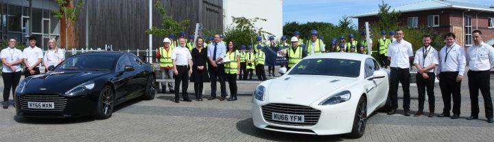 Welsh pupils treated to Aston Martin experience