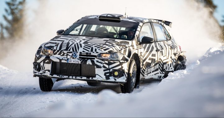 VW Polo GTI R5 undergoes winter testing
