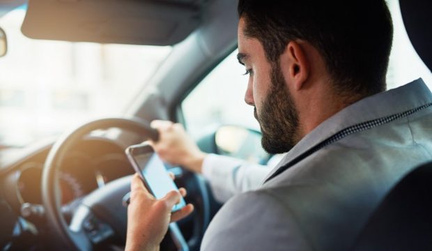AI cameras detecting mobile phone use