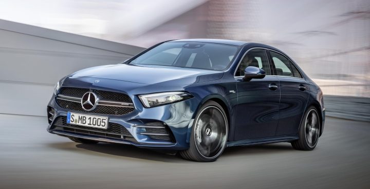 MB A35 saloon emerges from hot hatch forerunner