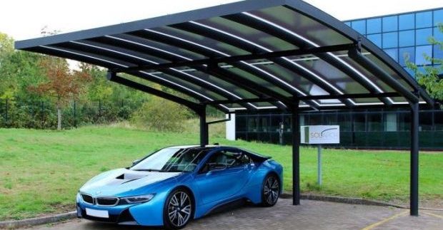 Solar car-port puts rivals in the shade