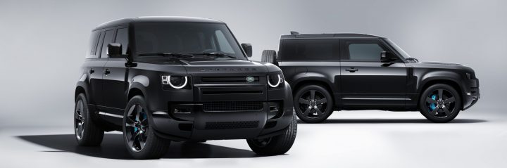 £100,000 Land Rover Defenders red carpet Bond editions