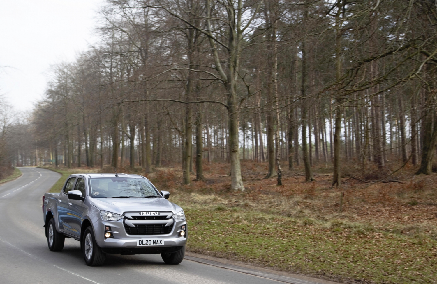 Isuzu action road front trees – Wheels Within Wales