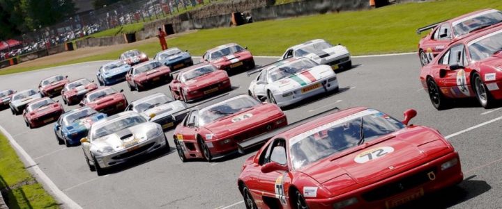 Ferraris racing at Anglesey this weekend