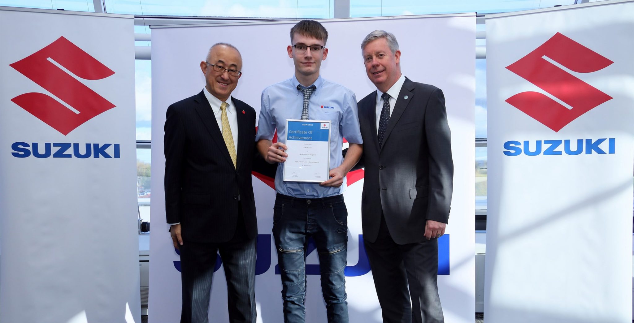 Luke’s on a fast learning drive with Suzuki Wheels Within Wales