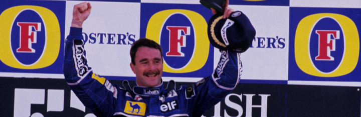 Mansell mania makes millions in auction