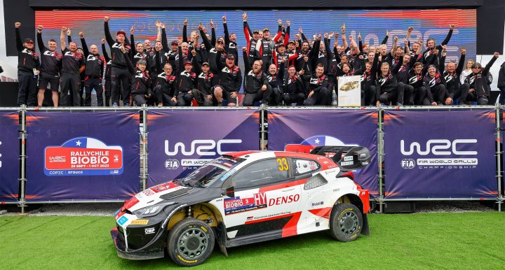 Evans leads Toyota to another WRC title