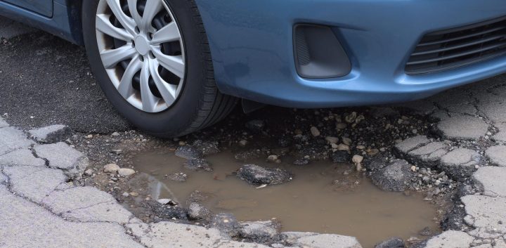 RAC report over 50% jump in potholes damage