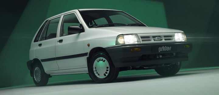 Kia Pride with EV powertrain