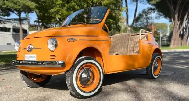 Retro Fiat 500 EV improved