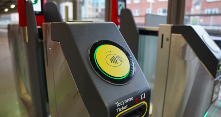 Tap and catch a train extended by Transport for Wales
