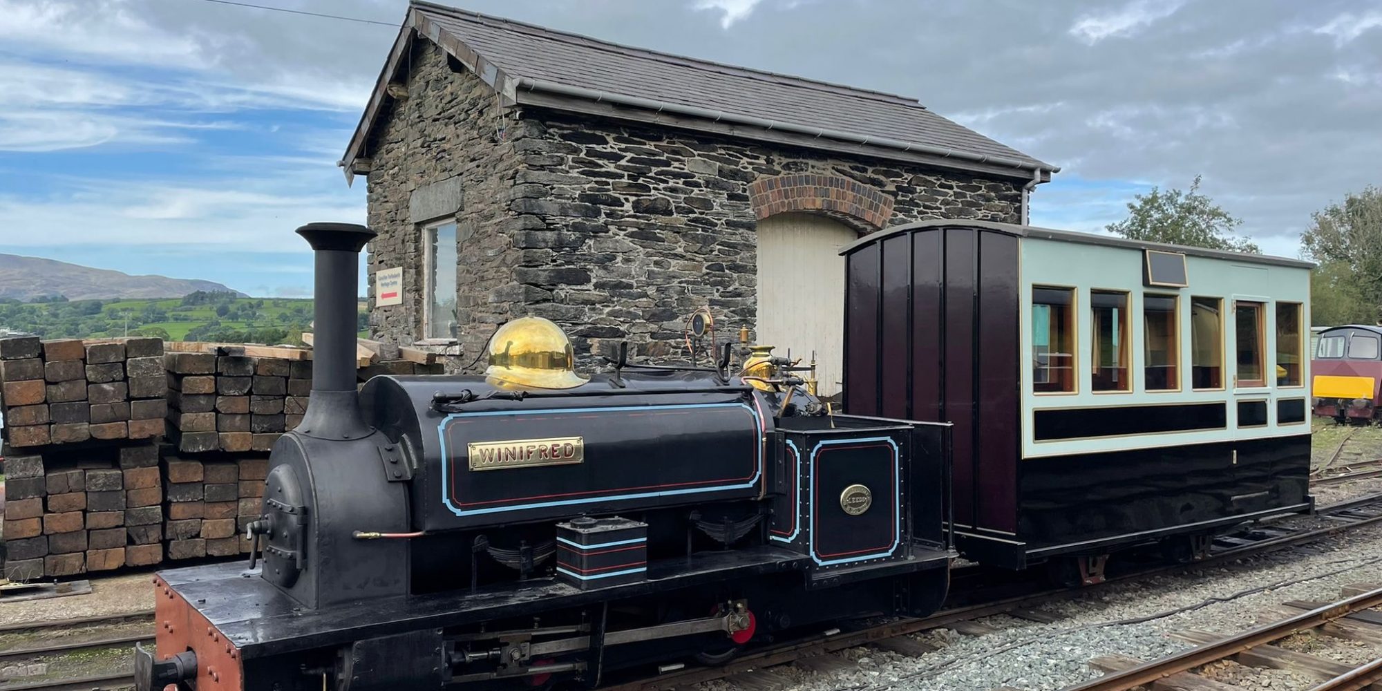 Railway landmark event pulls into Llandudno