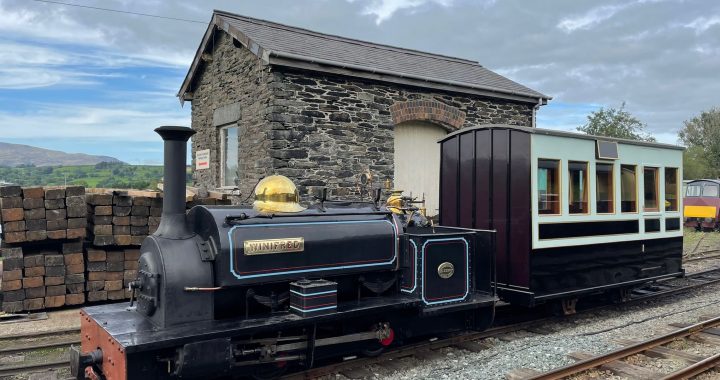 Railway landmark event pulls into Llandudno