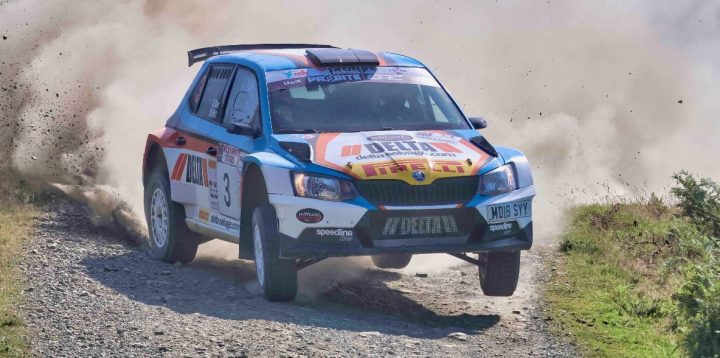 Nicky Grist Stages set up for a classic event