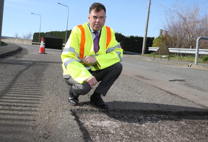Cooked & cracked roads in summer, potholes coming